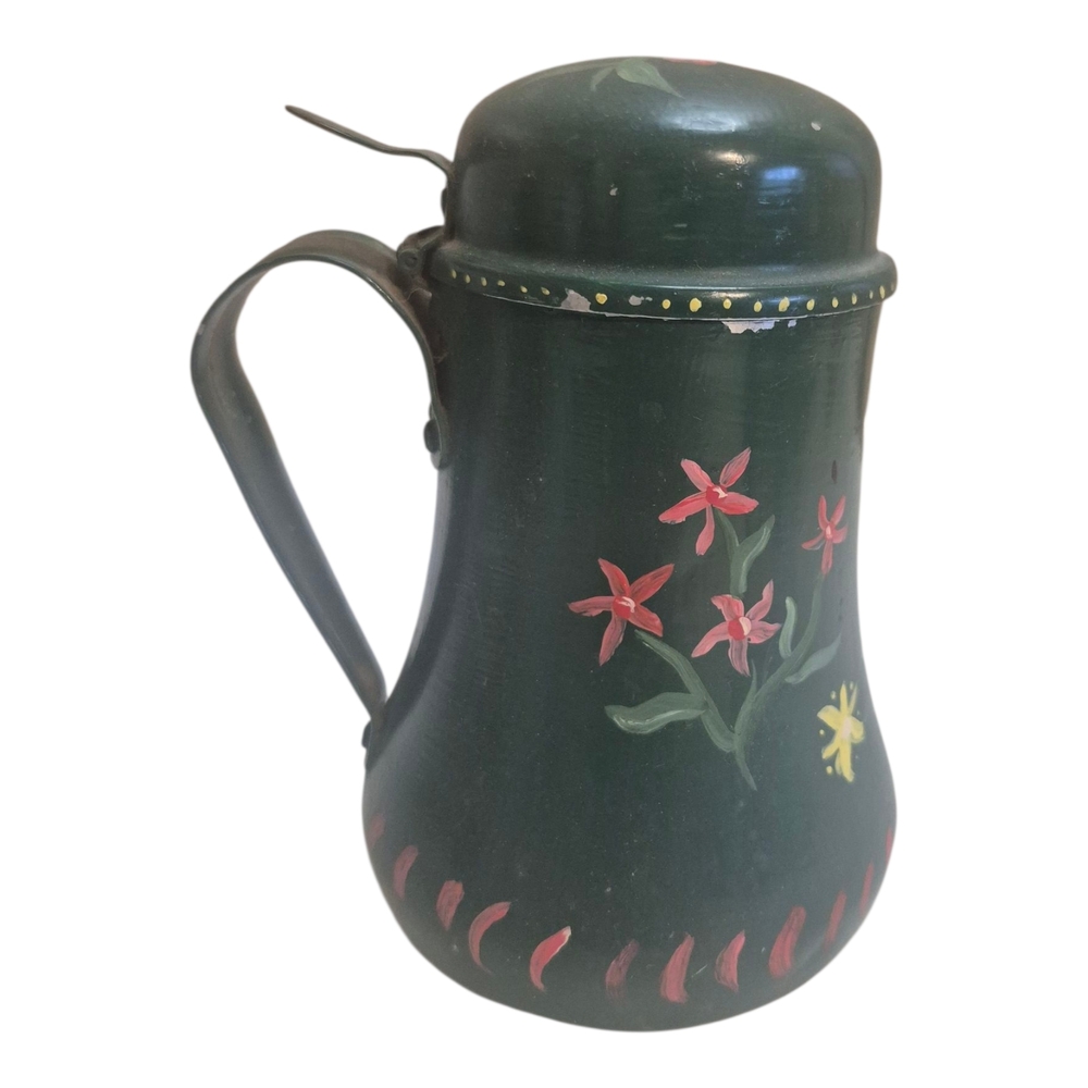 Vintage Hand Painted Folkart Ti